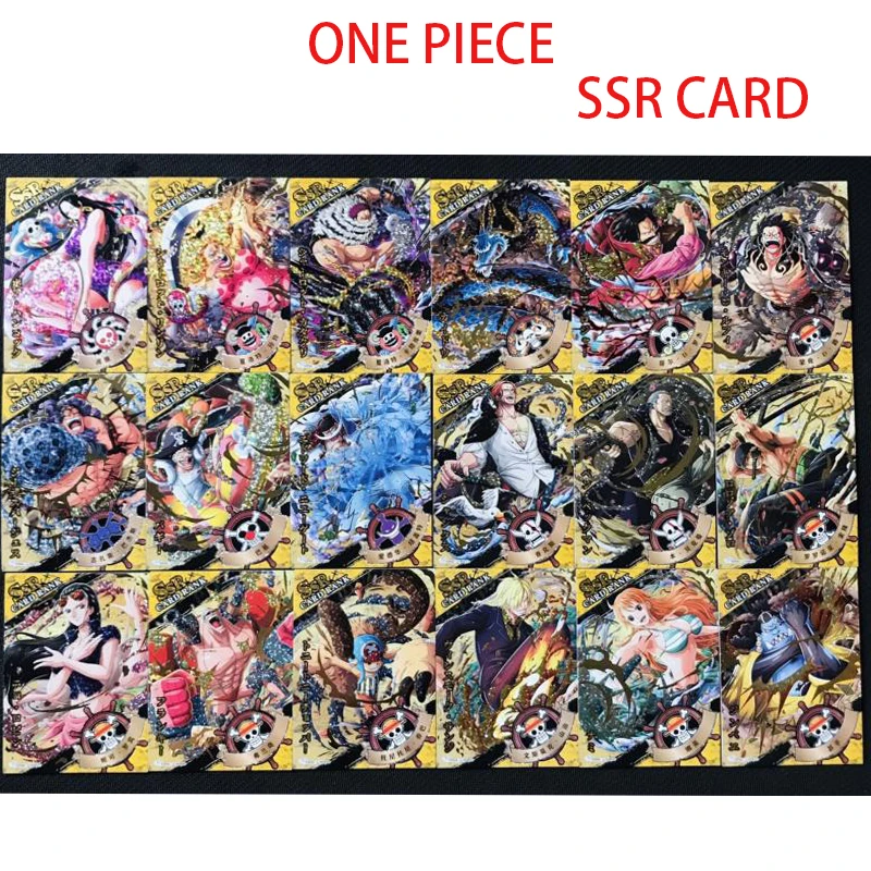 

Anime One Piece Rare Ssr Flash Card Luffy Hancock Robin Sanji Nami Chopper Collection Toy Solitaire Christmas Birthday Present