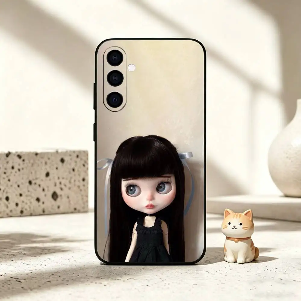 Модный милый чехол для телефона D-Doll B-Blythe для Samsung Galaxy A73, A72, A71, A70, A53, A52, A51, мягкий силиконовый черный чехол (art.: 3920db073bf3b) - 3920db073bf3b