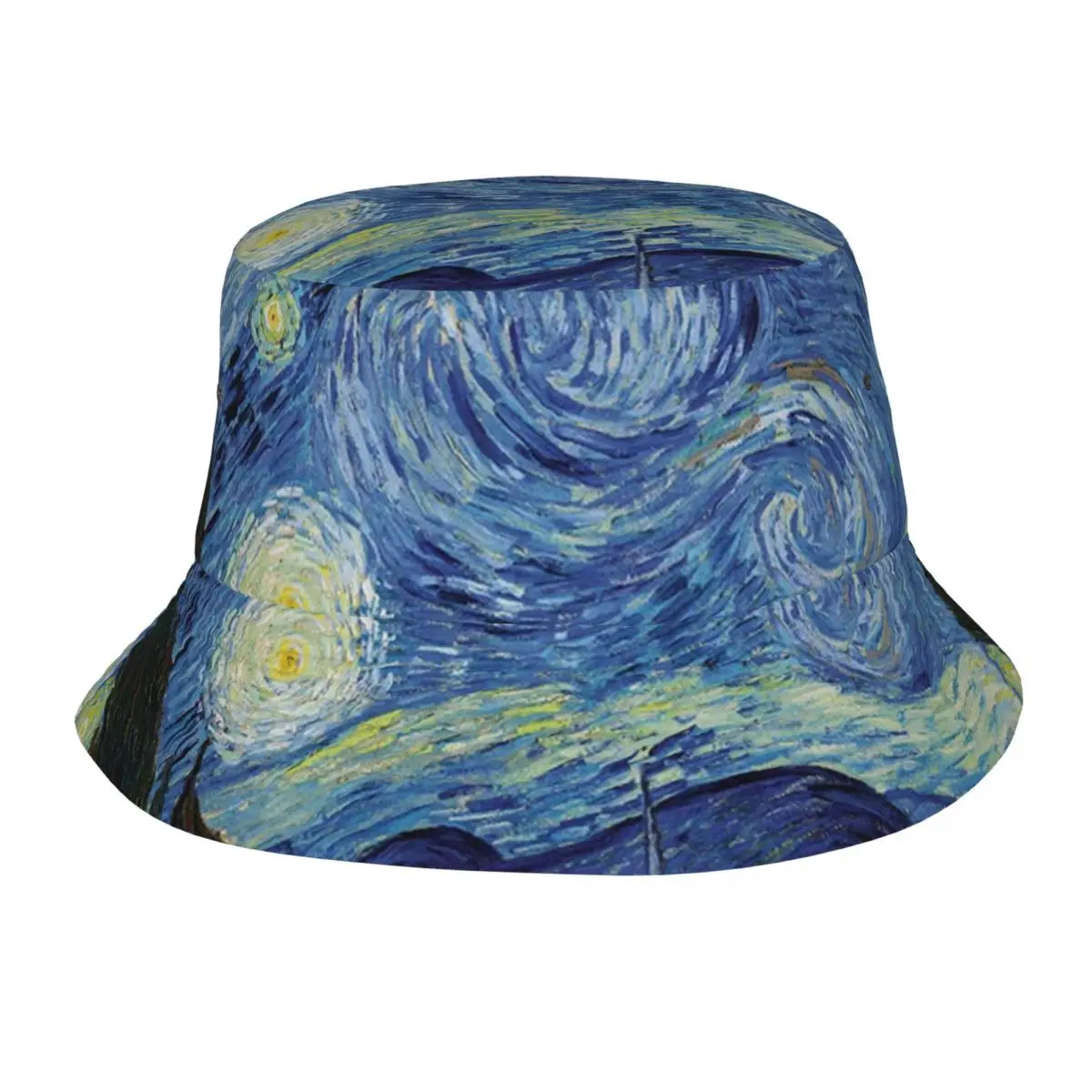 

Starry-Night Outdoor Fisherman Cap Beach Hats SunCaps Men Women Bucket Hat Panama Hats Bob Hats For Women