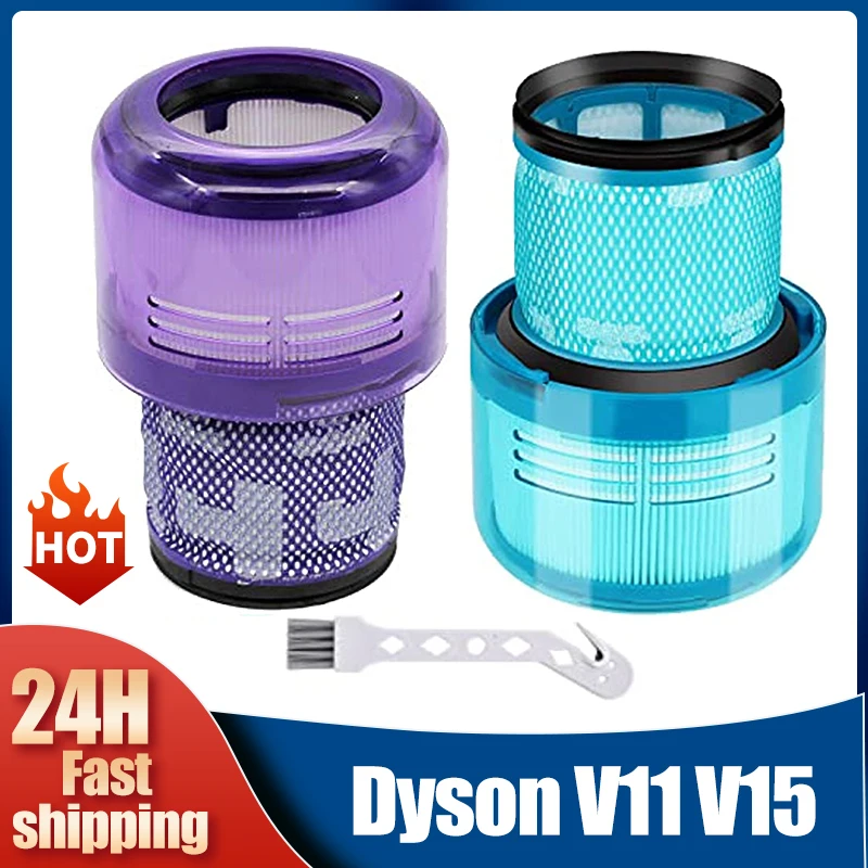 Dyson V15 V11 Sv14 Wasch Barer Filter Hepa Schnur Loser Stab Staubsauger Ersatzteile Hepa Pfosten Filter Sauber Ersatzteil