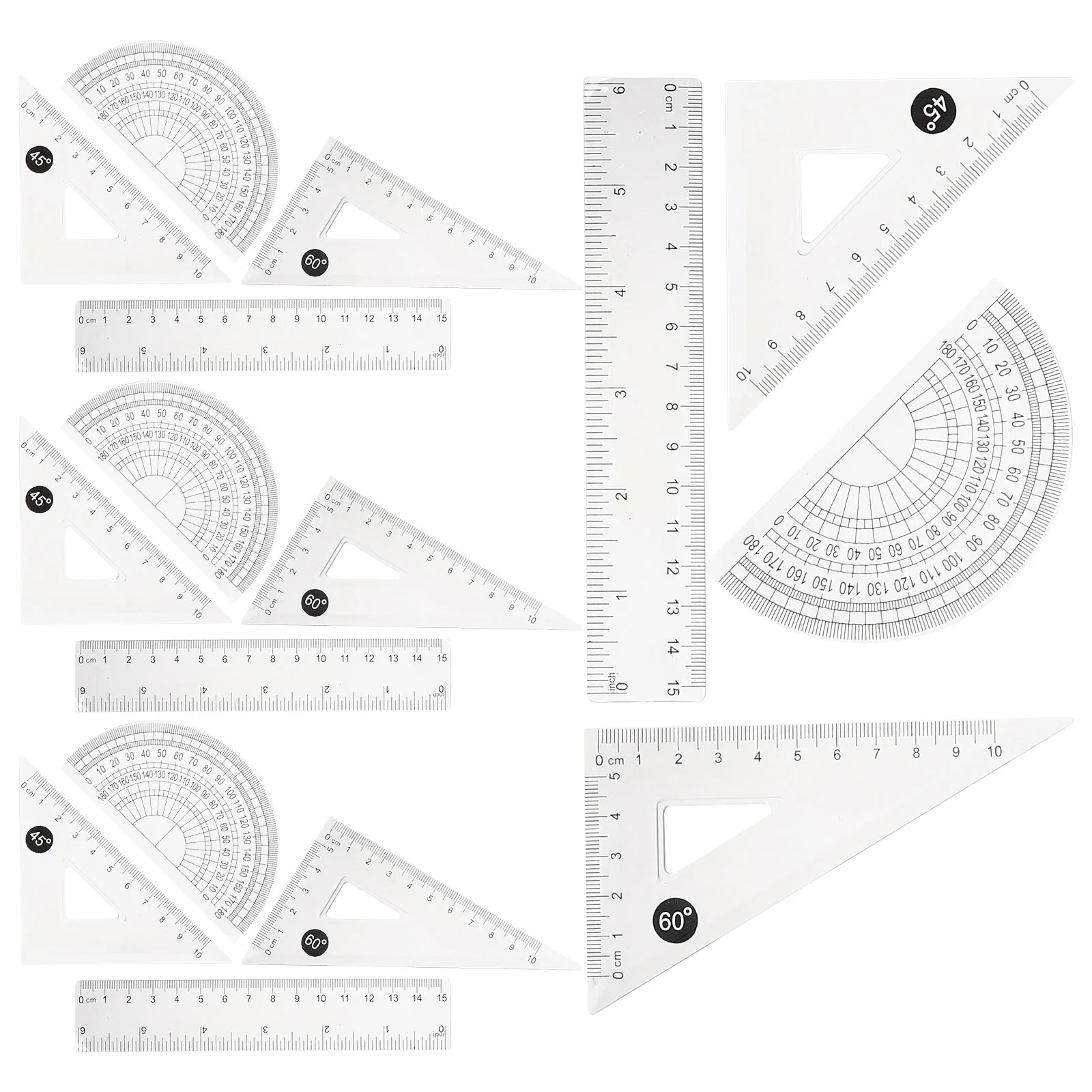 

Ruler Drawing Tool Math Protractor Geometry Measuring Square Set Scale Students School Carpenter Architectural Rulers Framing