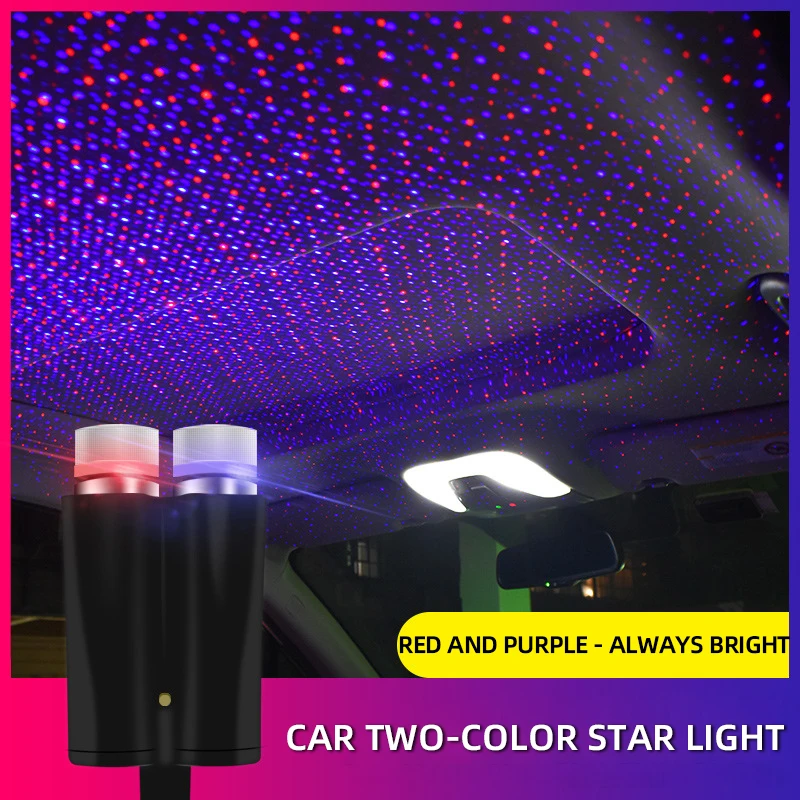 

USB LED Проектор Звездного Неба Для Автомобиля, 1 Шт., Лампа Для Создания Атмосферы Ночного Неба
