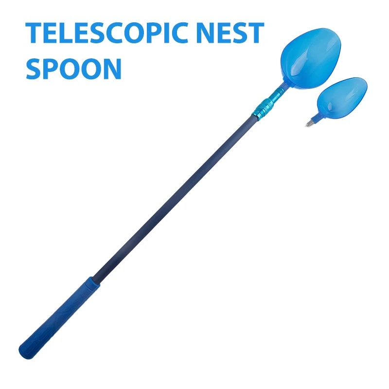 

Fishing Bait Throwing Spoons Nesting Device Retractable Can Head Fish Bait Casting Scoop Long Throw Fixed Point Fishing Gear