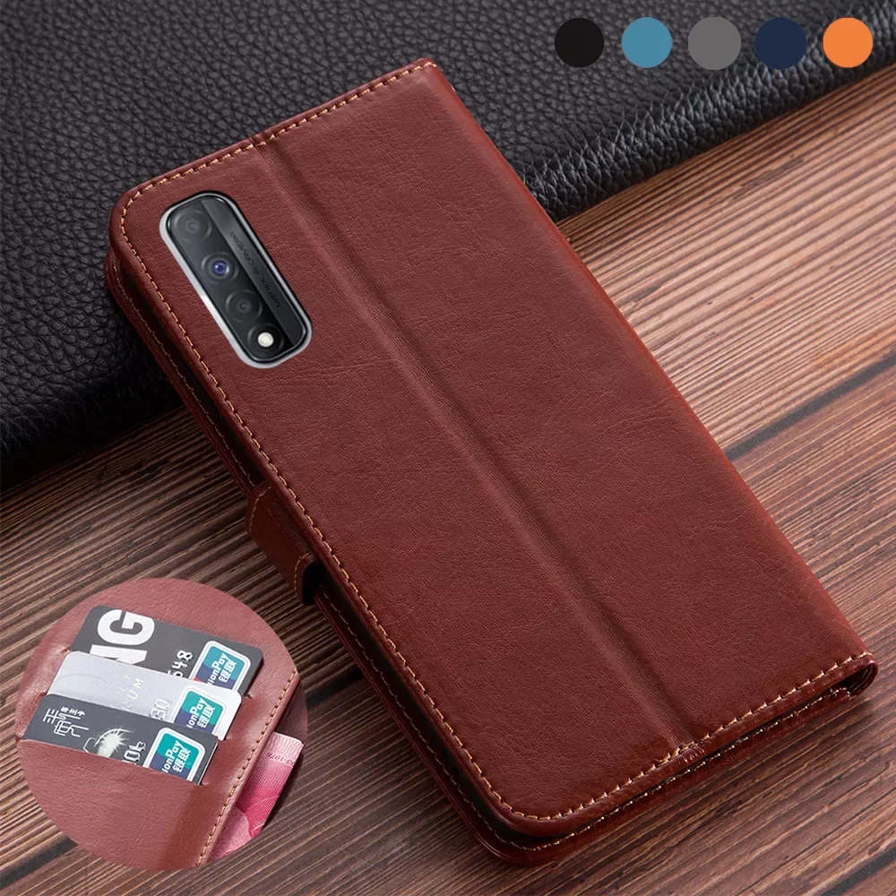 

Luxury Flip Book Leather Case on For OPPO Realme Narzo 30 Cover Realme Narzo30 Card Holder Case on Realme Narzo 30 Phone Cover