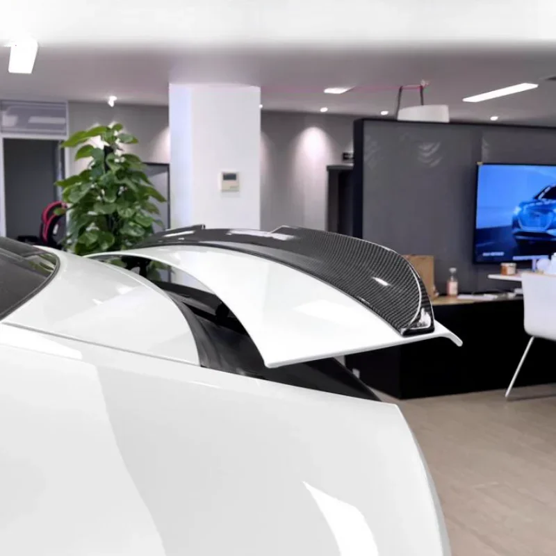 Спойлер для Audi A7 M4 Voi frou ABS 2019-2022 serat karbonungkin Belg Sayap Bagasi