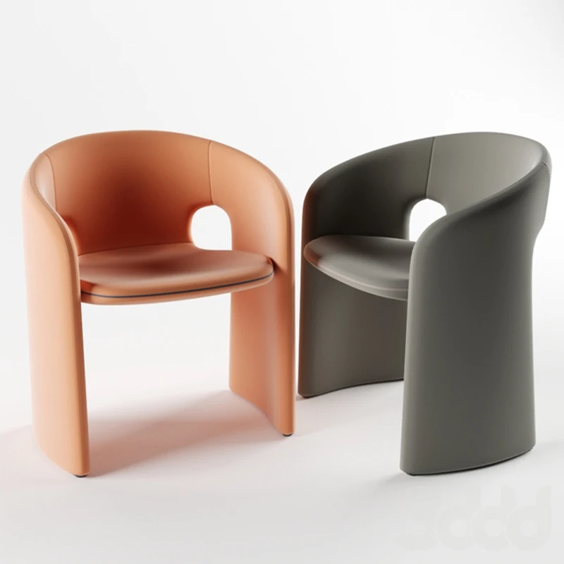

Nordic Modern Minimalist Style Rochburg Classic Armrest Dining Chair