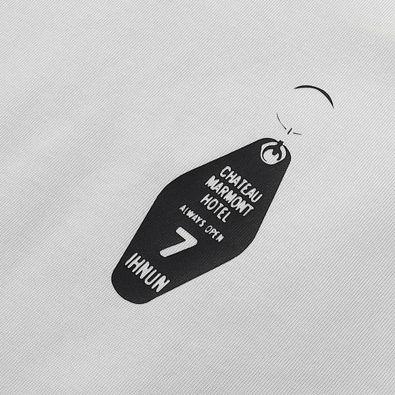 Высокое качество 1:1 Стильная футболка IH NOM UH NIT с круглым вырезом и коротким