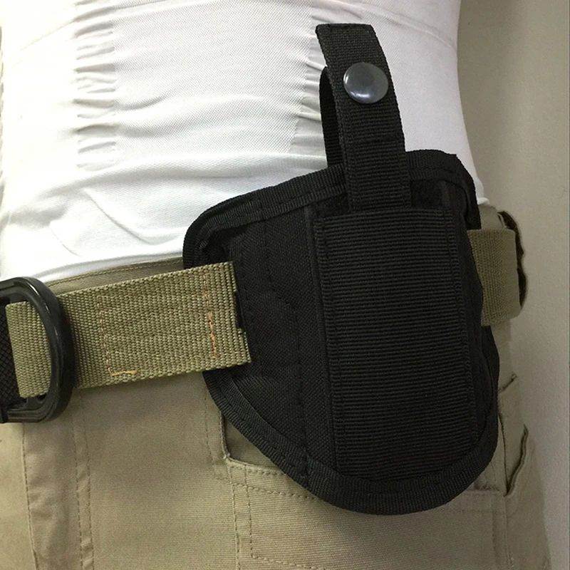 

Holster Concealed Soft Comfort Nylon Metal Clip Tactical Waist Sleeve Right Hand Type Revolver Glock Colt
