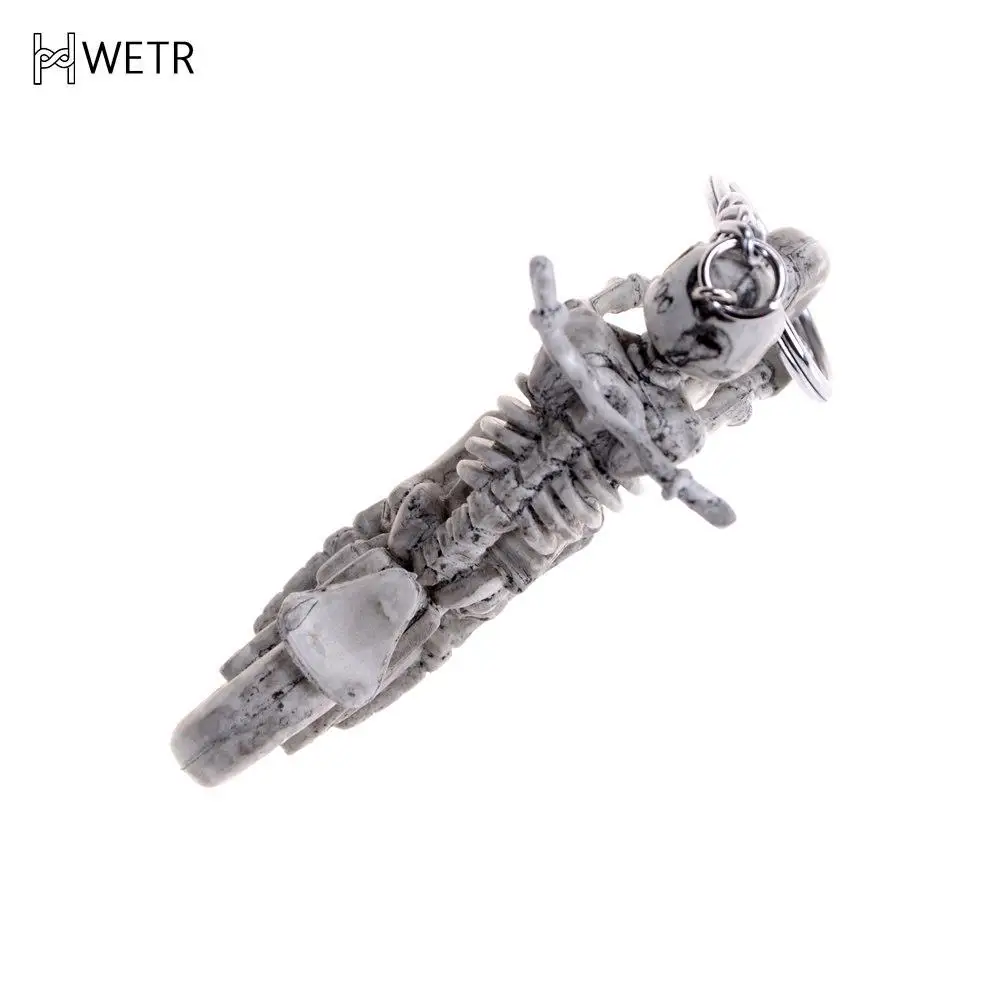 Новинка мужской брелок в виде черепа винтажный резиновый для автомобиля подарок