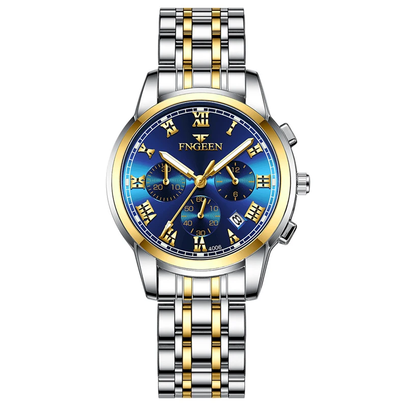 New Fashion Women Watches FNGEEN Top Brand Ladies Luxury Creative Steel Women Bracelet Watches Female Quartz Waterproof Watch