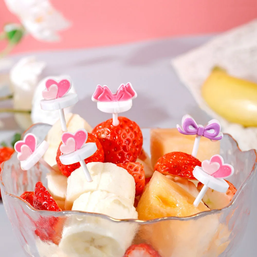 

Вилка для фруктов, мини-Мультяшные Детские снэки, пирожные, десерты, палочки, зубочистки, обеденные приборы, аксессуары для бэнто-коробок