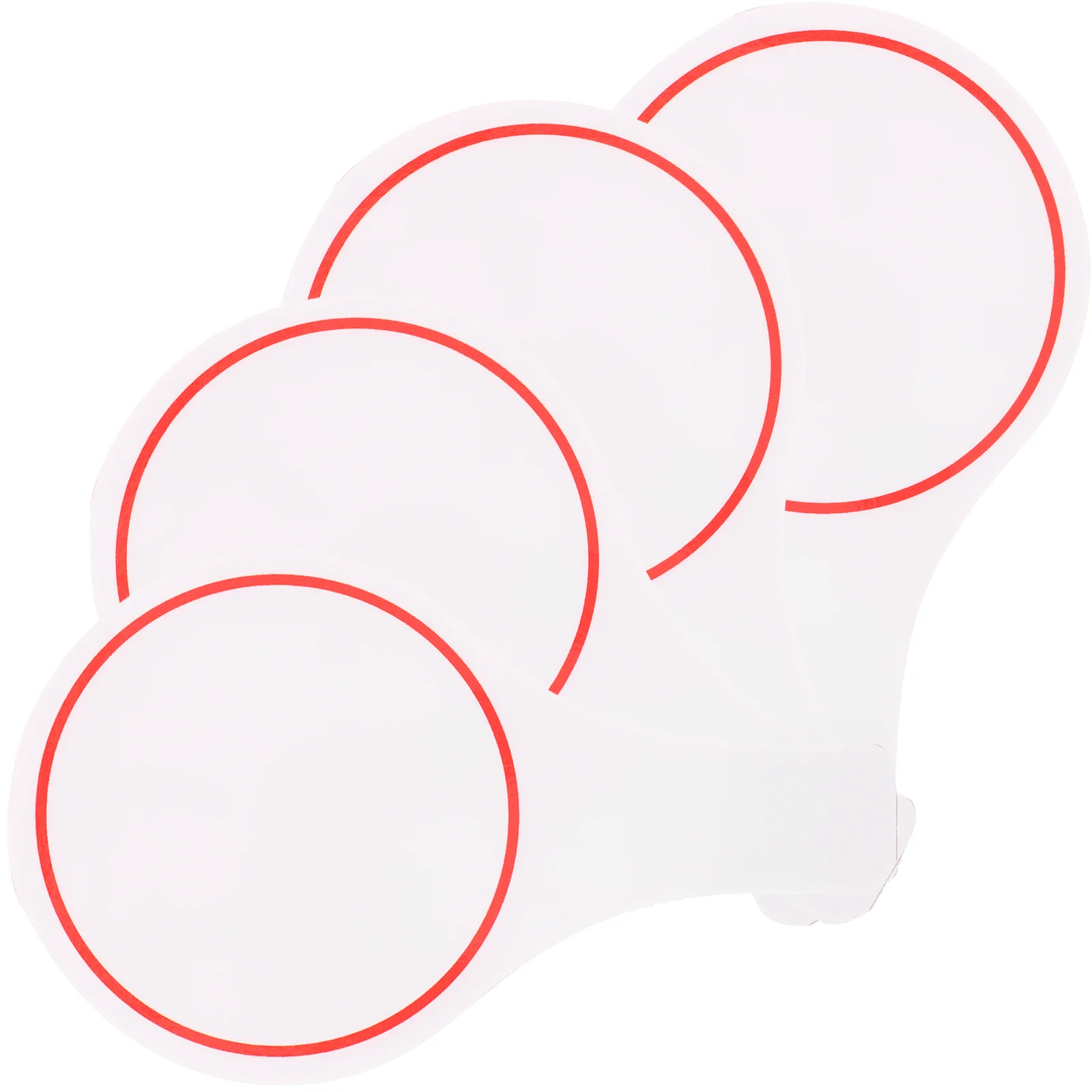 4- шт. табло со стираемым для письма простое портативное судьи односторонняя