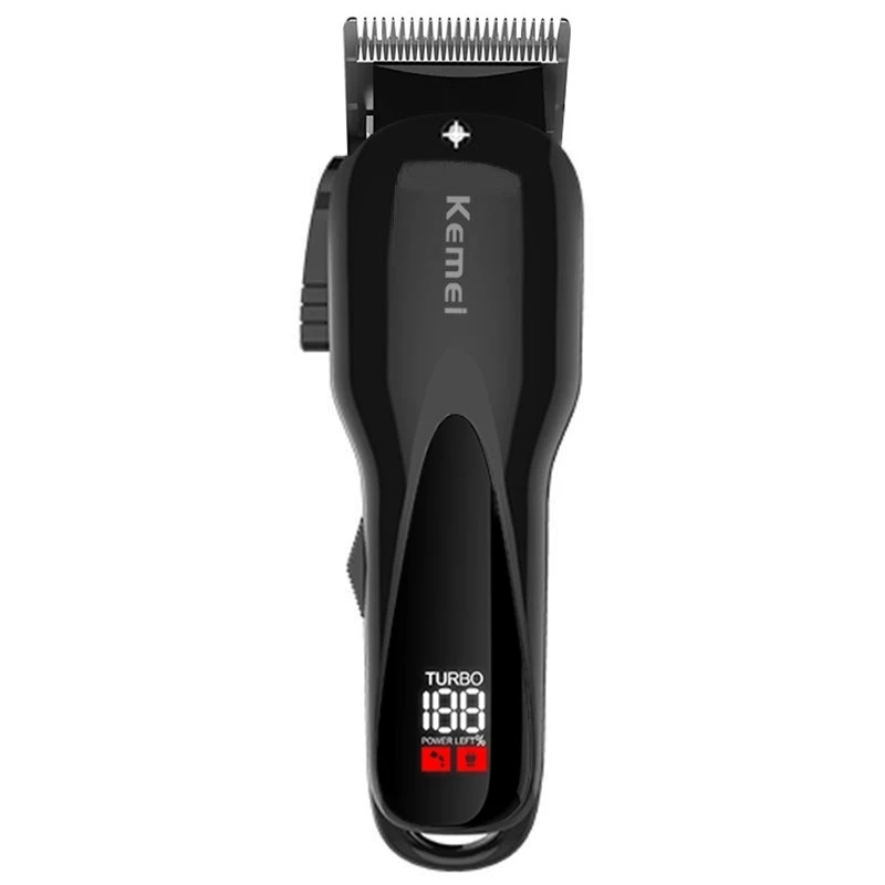 Профессиональная двухскоростная Беспроводная Машинка для стрижки волос от kemei
