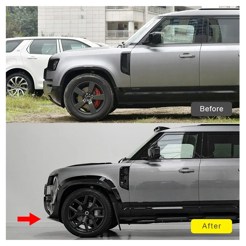 Внешние аксессуары угловой передний бампер пневматические лезвия передние