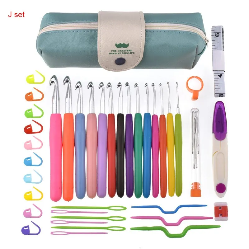 19 видов стилей набор крючков для вязания спиц спицы инструменты свитеров