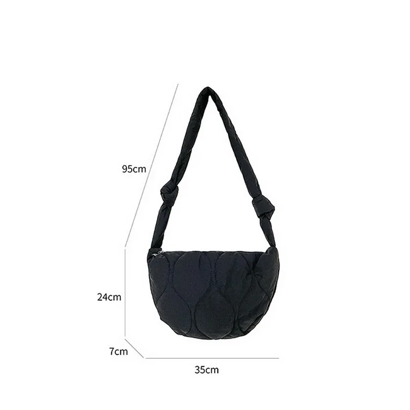Diinovivo Vintage Women Shoulder Bag 2023 New Sewing Thread Design Messenger Bag Casual Hobos Bag Female Crossbody Bag WHDV2251