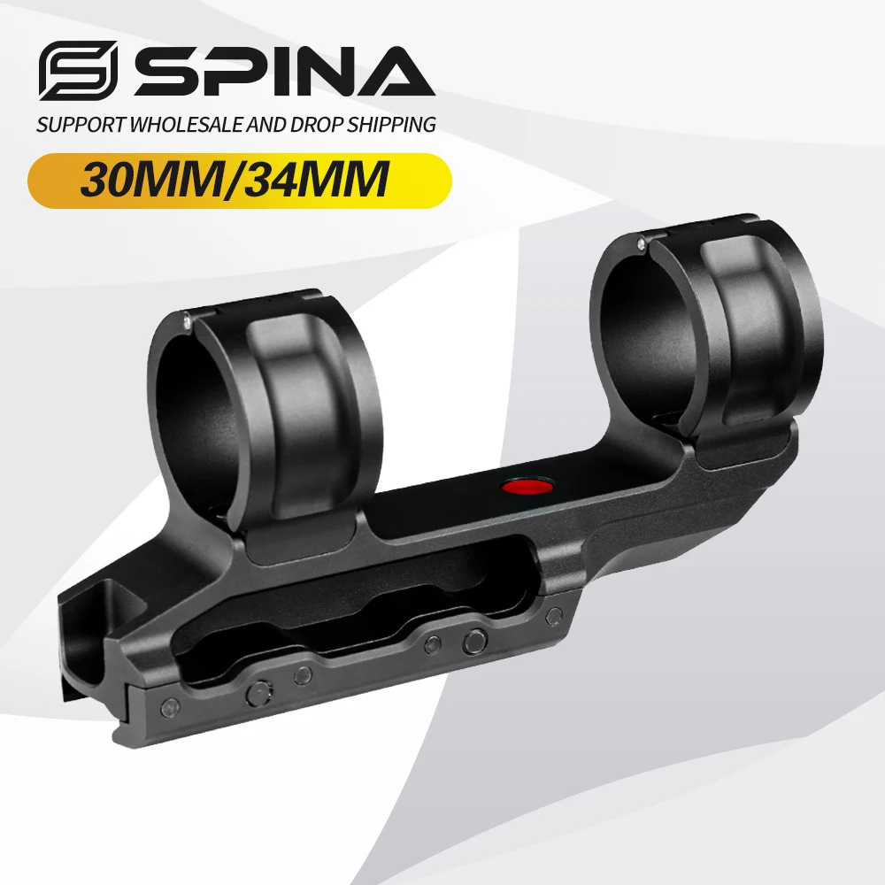 SPINA Tactical Scope Mount 30mm/34mm 1.57 And 1.93 Inch Center Height One Piece Weaver Base Telescope Hunting Accessories