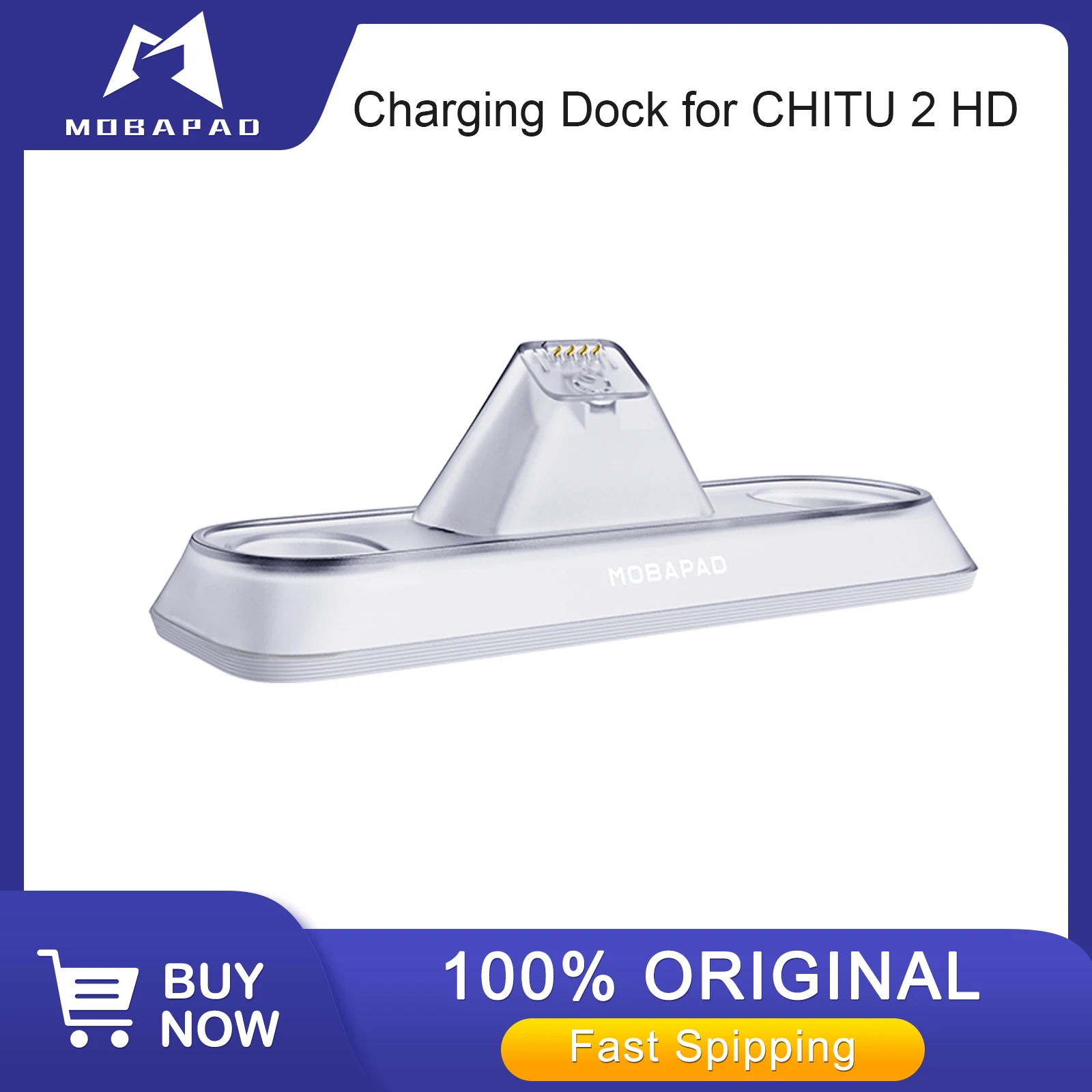 Фото Зарядная док-станция MOBAPAD MA20 для игрового контроллера CHITU2 HD с автоматической остановкой и защитой от перегрева №1