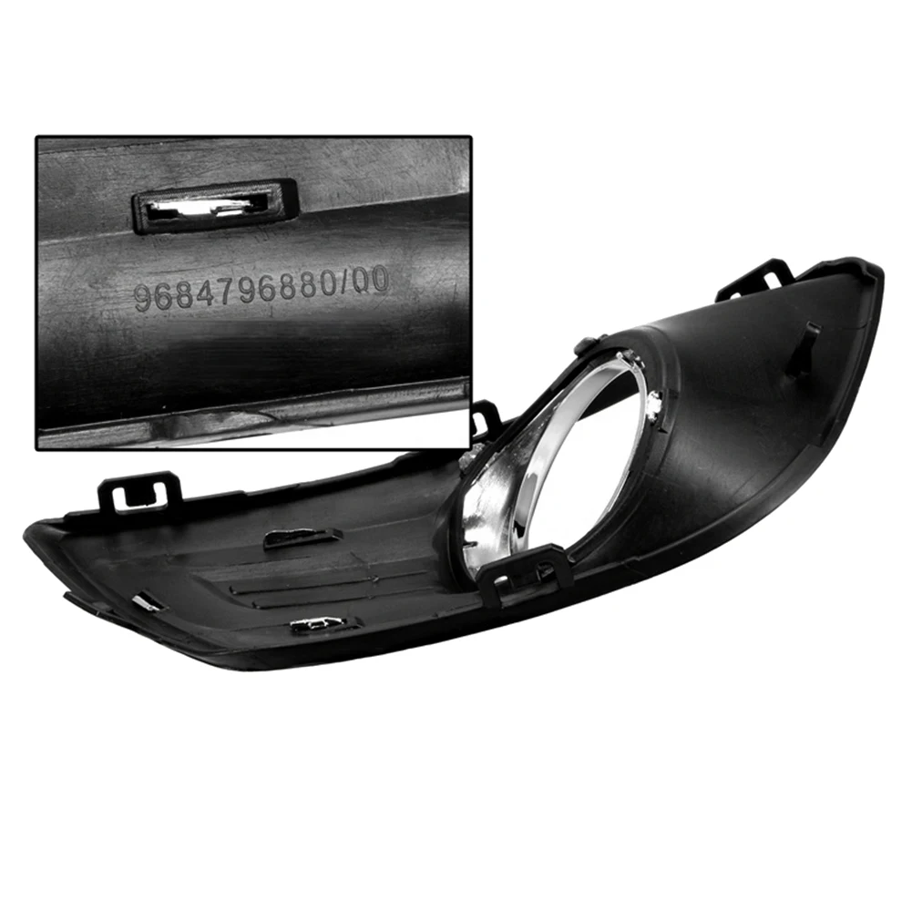 1 пара для Citroen C4 2008-2011 хромированный передний бампер противотуманная фара задняя