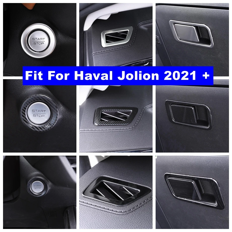 

Accessories Dashboard Air AC Copilot Glove Storage Box Start Stop Engine Push Button Decor Cover Trim For Haval Jolion 2021 2022