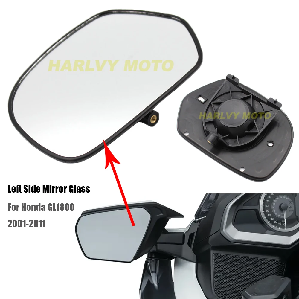

Левое боковое прозрачное стекло для зеркал заднего вида для Honda GOLDWING GL1800 2001-2011 09