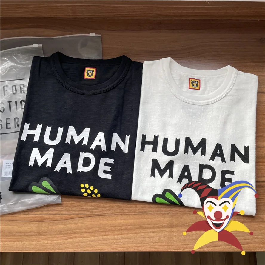 

New Duck Human Made T-shirt Men Women 1:1 High-Quality T Shirt Slub Short Sleeves Top Tees