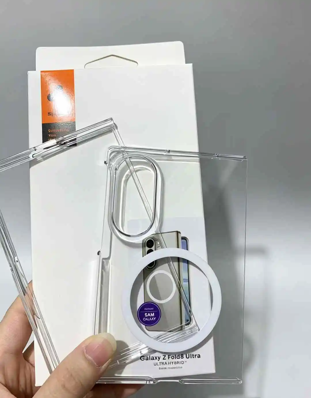 Чехол Spigen для Samsung Galaxy Zfold8 с широким покрытием, воздушной подушкой, защитой от падений, прозрачный, магнитный. (art.: 3920dcd948702) - 3920dcd948702