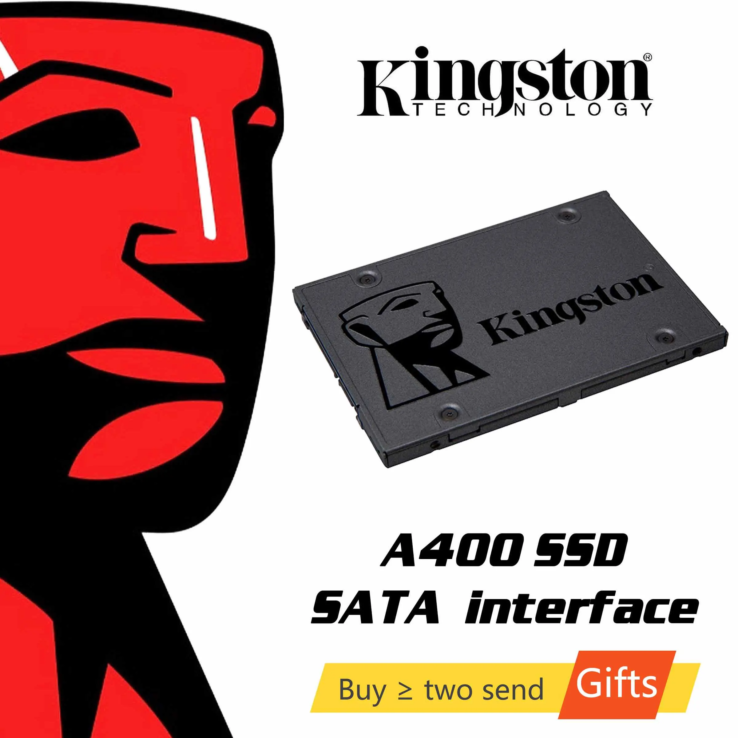 Kingston A400 SSD Внутренний твердотельный накопитель 120ГБ 240ГБ 480ГБ 2,5 дюйма SATA III Жесткий диск жесткий диск HD ноутбук ПК 960ГБ.