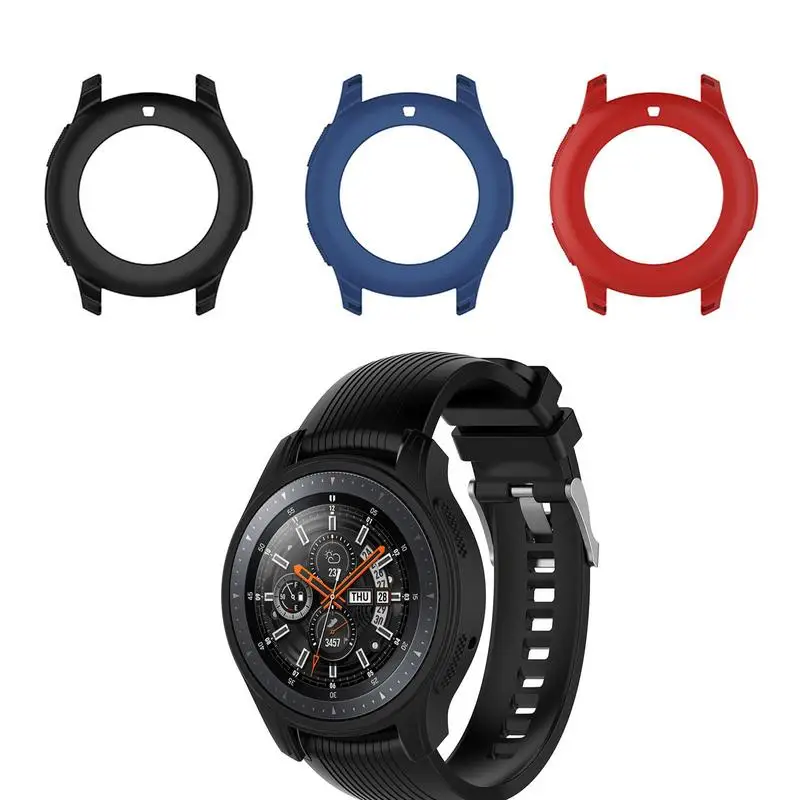 

Новый силиконовый защитный чехол для смарт-часов, чехол для часов Samsung 46 мм, SM-R800 Gear S3 Frontier, защитный чехол