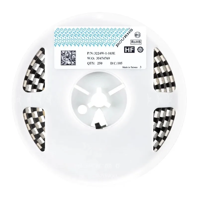 10 шт./лот 3224W-1-103E 3224-10K кОм 0 25 Вт 1/4 J свинцовый триммер для поверхностного монтажа