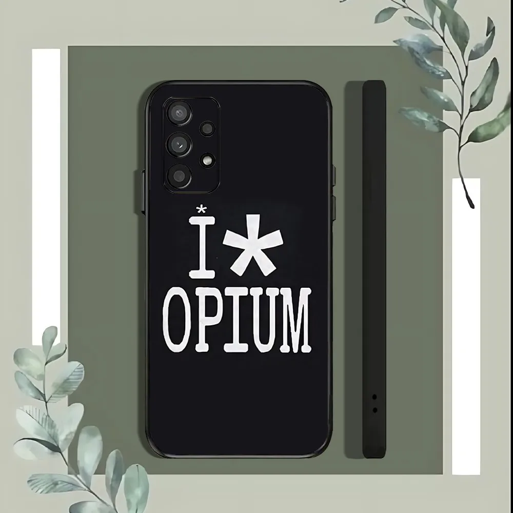 Чехол O-Opium Rap для Samsung Galaxy A52 A12 A51 S21 Edge S22ULTRA S23 S20LITE Plus Ультрачерный чехол