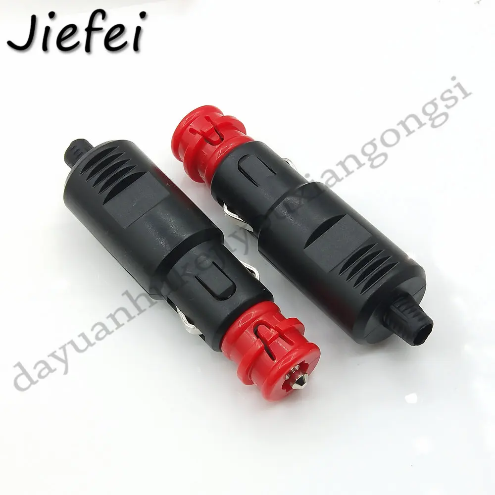 

3Pcs High quality Universal 12V-24V Car Cigarette Lighter Plug Socket Power Plug Connection Cigaret Socket Adaptor Male Plug