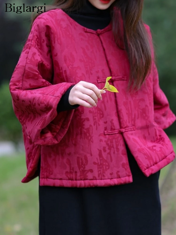 Оверсайз осенне-зимнее пальто с цветочным принтом женская мода женские