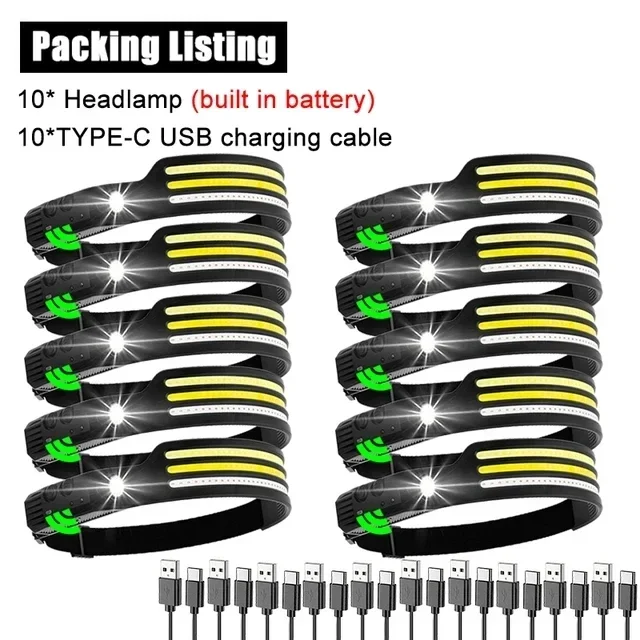 

NEWBIRTH Индукционный налобный фонарь с аккумулятором 1200 мА·ч