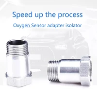 durable stainless steel o2 oxygen sensor expansion spacer extender m18x1 5 bung adapter cell fix mounting converter