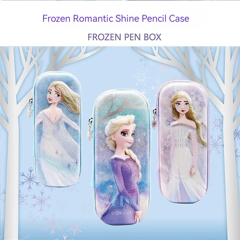 Case Frozen 2 Elsa Princess Pencil Bags Cute School Supplies Kawaii Christmas Gifts