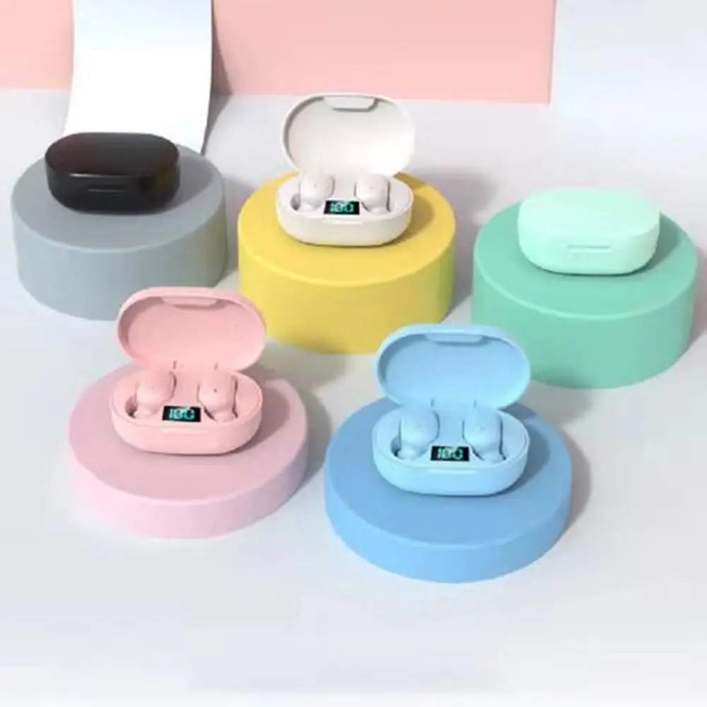 

Earbuds TWS E6S Bluetooth Earphones Simple with Mic Wireless Headphones Noise Cancelling in Ear Listening Music