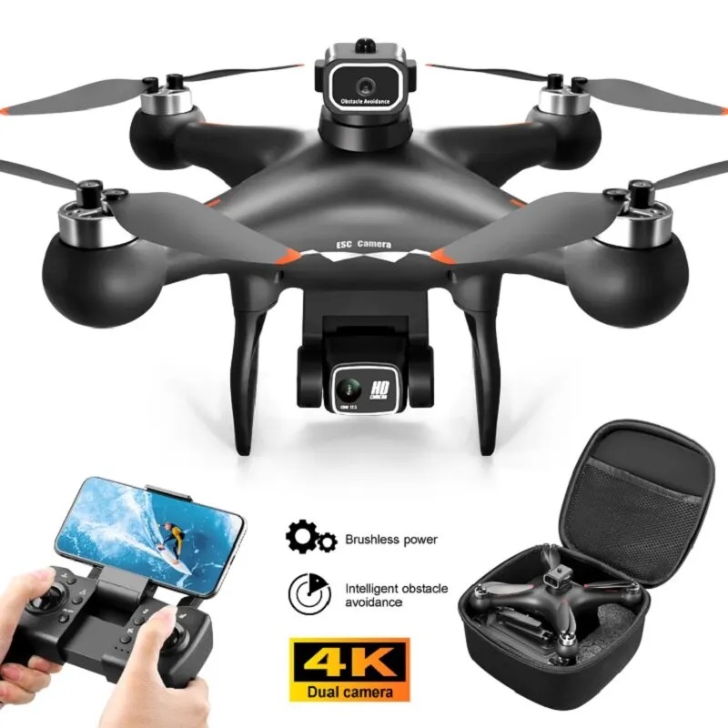 

S116 MAX Elf Drone 4K HD Dual ESC Camera Optical Flow Localization Brushless 360 ° Obstacle Avoidance WIFI FPV RC Dron Toys