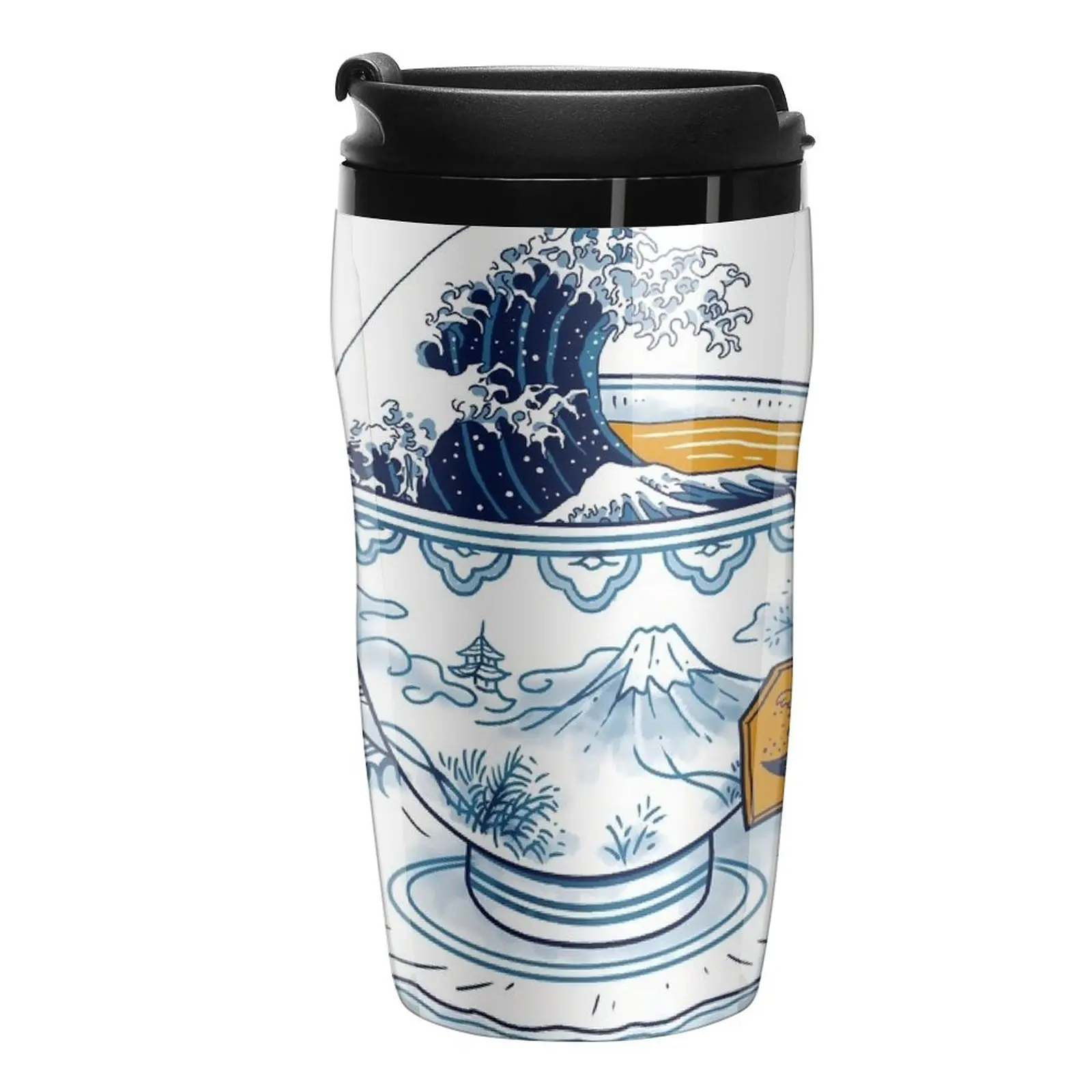 Новая Большая чайная дорожная кофейная кружка Kanagawa кофейные кружки термобокал