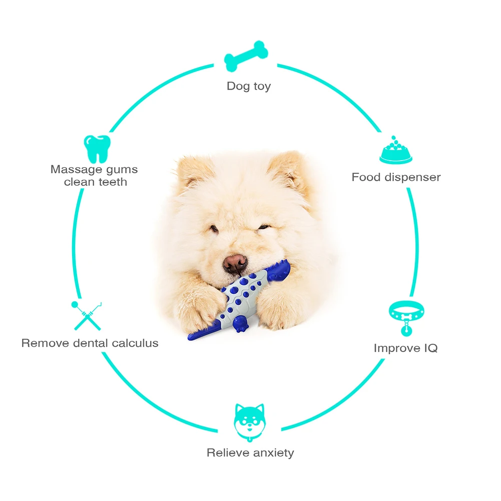 Игрушка для животных Собака в форме крокодила с звуком, предназначенная для очистки зубов и устойчивая к укусам, для крупных собак.