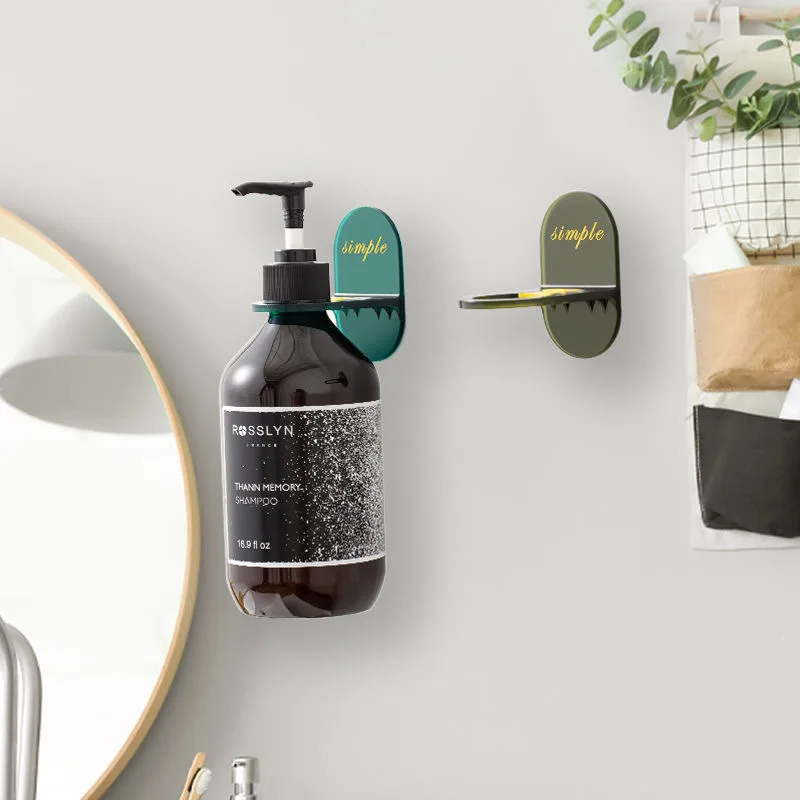 

Shower Head Holder Wall Mounted Bottle Shelf Liquid Soap Shower Gel Organizer
