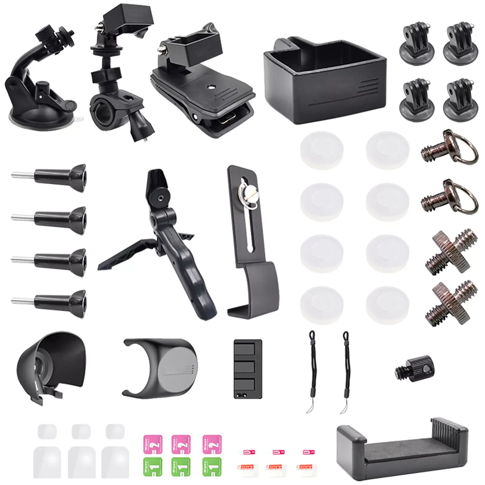 

43pcs Adapter Tool Free Easy Install Lightweight Action Camera Universal Screw Expansion Accessories Kit Fit For OSMO Pocket 2