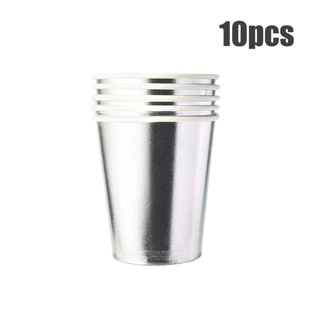 

Одноразовый набор посуды для праздника серебристый