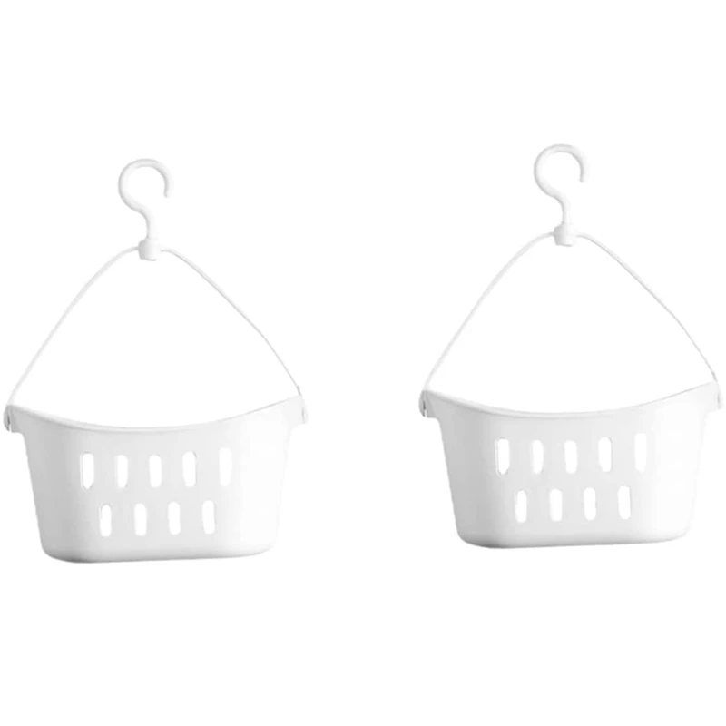 

2Pcs Plastic Storage Basket Shower Basket Storage Shower Basket College Essentials