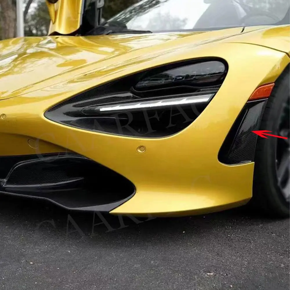 Передний бампер автомобиля из углеродного волокна накладка на вентиляционное