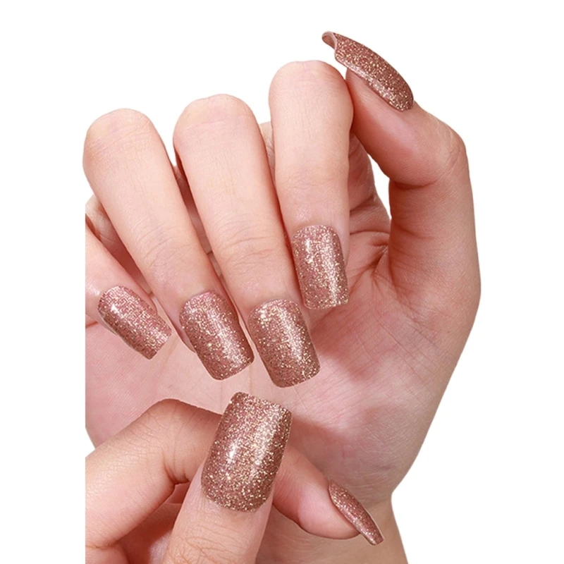 Q1QD Набор наклеек Гелевые обертывания Требуется УФ/светодиодная лампа Полоски