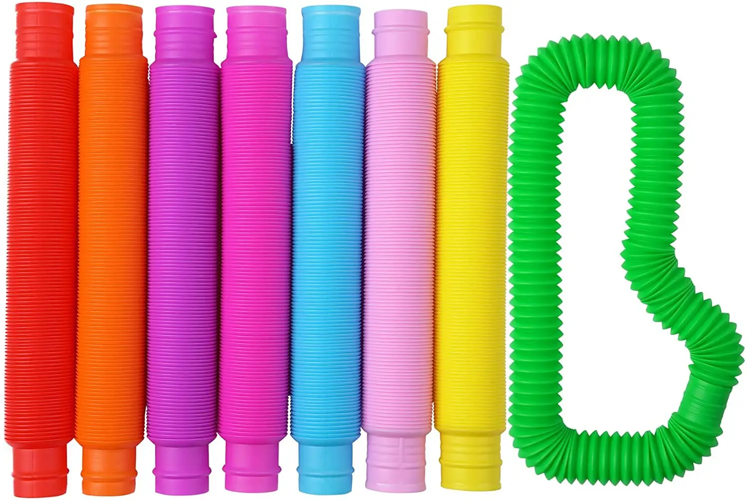 

Pop Tubes Sensory Fidget Toys Fine Motor Skills Toddler Pipe Tools for Stress Toys and Anxiety Relief Suitable Kids & Adults