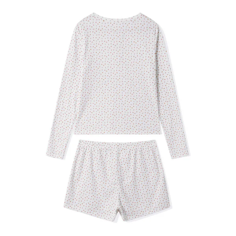 Женские повседневные шорты WPNAKS из 2 предметов осенняя одежда с цветочным принтом