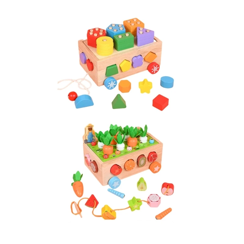 

Montessori Shape Puzzle Baby Board Game Geometric Teaching Aid Educational Toy