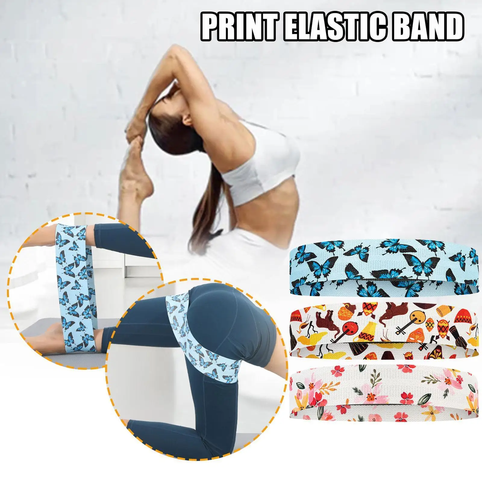 

Portable Fitness Workout Equipment Rubber Resistance Weight Crossfit Bands Strength Pilates Elastic Sports Women Yoga Gum B2Z4